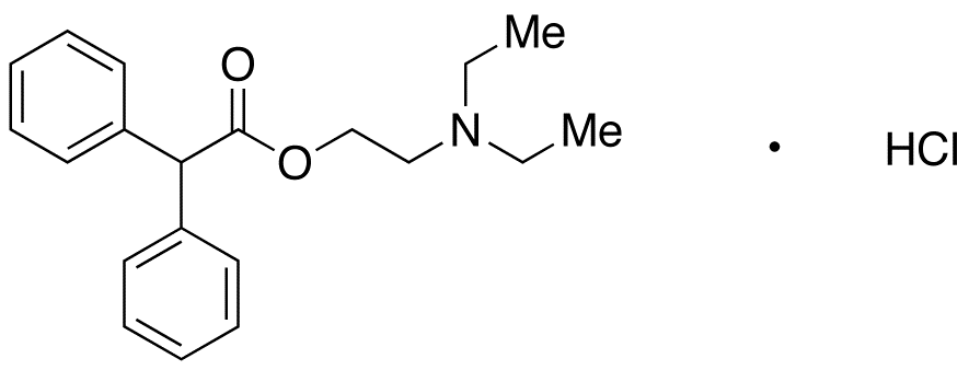 Chemical structure of Adiphenine Hydrochloride