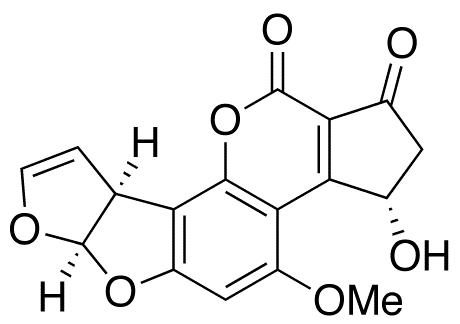 Chemical structure of Aflatoxin Q1
