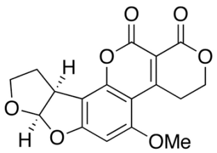 Chemical structure of Aflatoxin G2