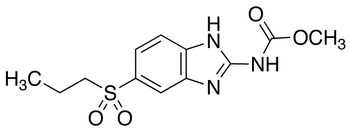 Chemical structure of Albendazole Sulfone