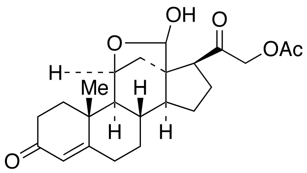 Chemical structure of Aldosterone 21-Acetate