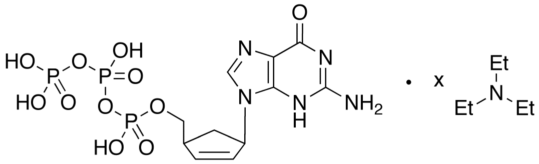 Chemical structure of Carbovir Triphosphate Triethylamine Salt