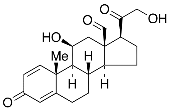 Chemical structure of 1-Dehydro Aldosterone
