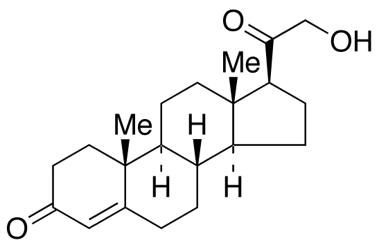 Chemical structure of 11-Deoxy Corticosterone