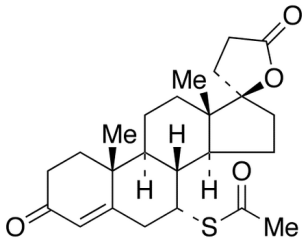 Chemical structure of Spironolactone