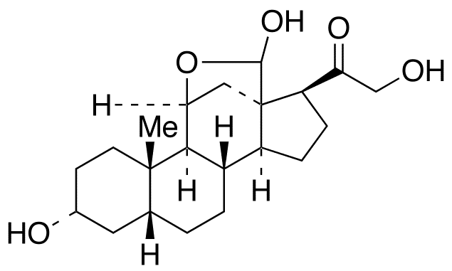 Chemical structure of Tetrahydro Aldosterone