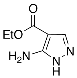 Chemical structure of Ethyl 3-Amino-4-pyrazolecarboxylate