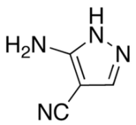 Chemical structure of 3-Amino-4-cyanopyrazole