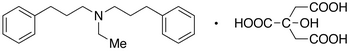 Chemical structure of Alverine Citrate