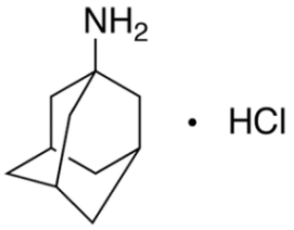 Chemical structure of Amantadine Hydrochloride