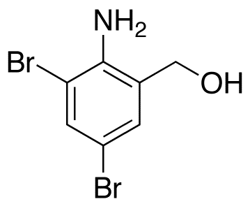 Chemical structure of (2-amino-3,5-dibromophenyl)methanol