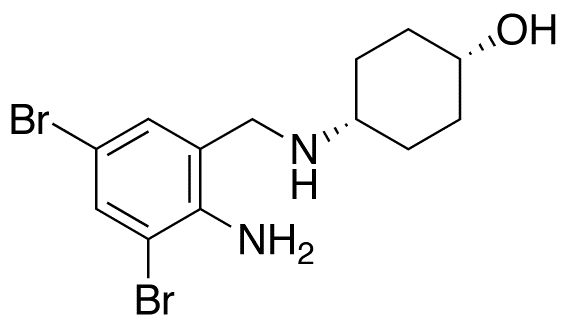 Chemical structure of rac-cis-Ambroxol
