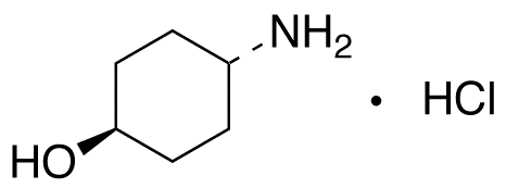 Chemical structure of trans-4-Aminocyclohexanol Hydrochloride