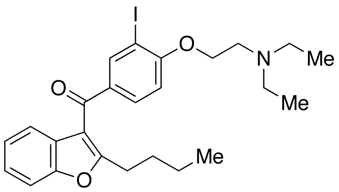 Chemical structure of Deiodo Amiodarone