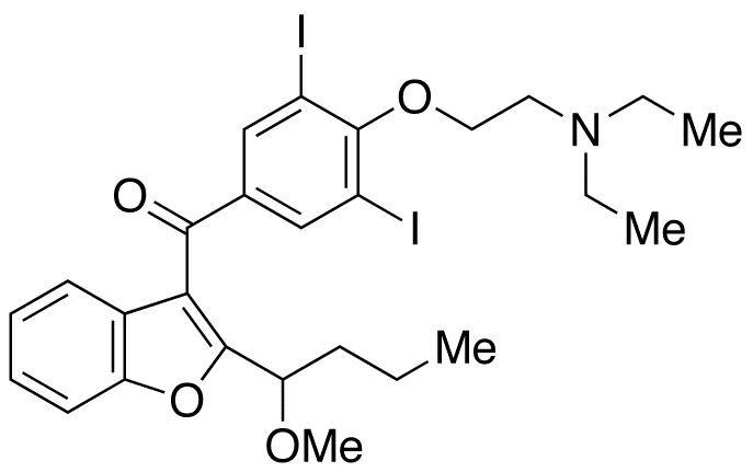 Chemical structure of Methoxy Amiodarone