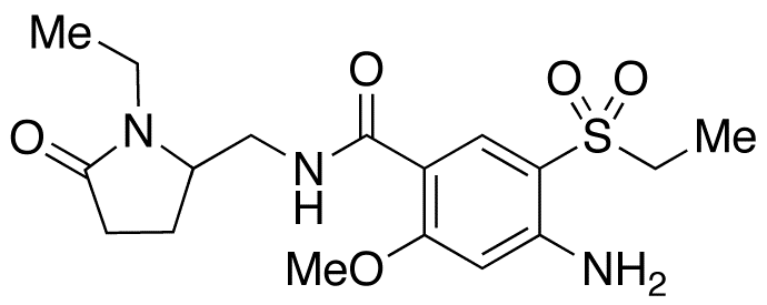 Chemical structure of 5'-Oxo Amisulpride