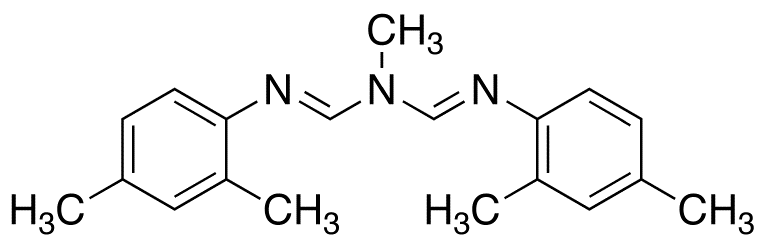 Chemical structure of Amitraz