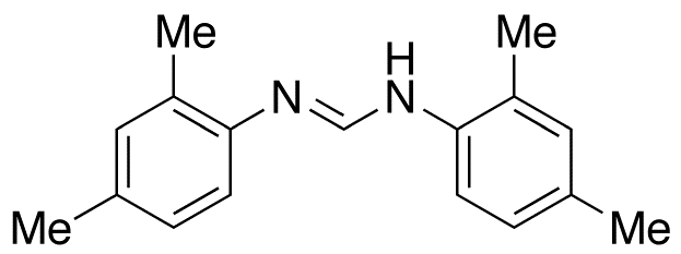 Chemical structure of N,N’-Bis(2,4-xylyl)formamidine