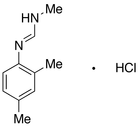 Chemical structure of N’-(2,4-Dimethylphenyl)-N-methylformamide Hydrochloride