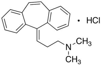 Chemical structure of Cyclobenzaprine Hydrochloride