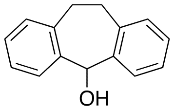 Chemical structure of 10,11-Dihydro-5H-dibenzo[a,d][7]-annulen-5-ol