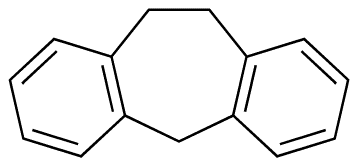 Chemical structure of 10,11-Dihydro-5H-dibenzo[a,d]cycloheptene