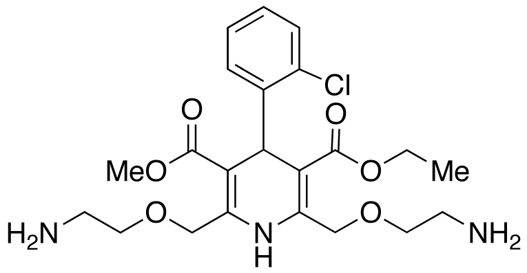 Chemical structure of Bis(aminoethoxy) Amlodipine