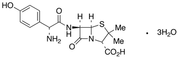 Chemical structure of Amoxicillin Trihydrate
