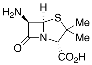 Chemical structure of 6-Aminopenicillanic Acid