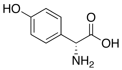 Chemical structure of (2R)-2-Amino-2-(4-hydroxyphenyl)acetic Acid