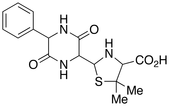 Chemical structure of Diketopiperazines of Ampicillin