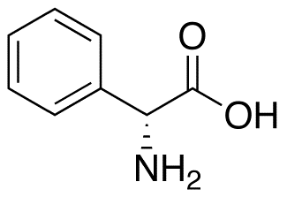 Chemical structure of (2R)-2-Amino-2-phenylacetic Acid