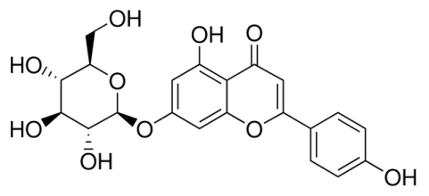 Chemical structure of Apigenin 7-glucoside