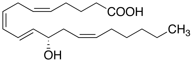 Chemical structure of 12(S)-Hydroxy (5Z,8Z,10E,14Z)-Eicosatetraenoic Acid