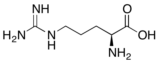 Chemical structure of Arginine