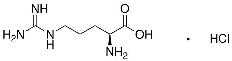 Chemical structure of Arginine Hydrochloride