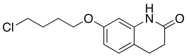 Chemical structure of 7-(4-Chlorobutoxy)-3,4-dihydro-2(1H)-quinolinone