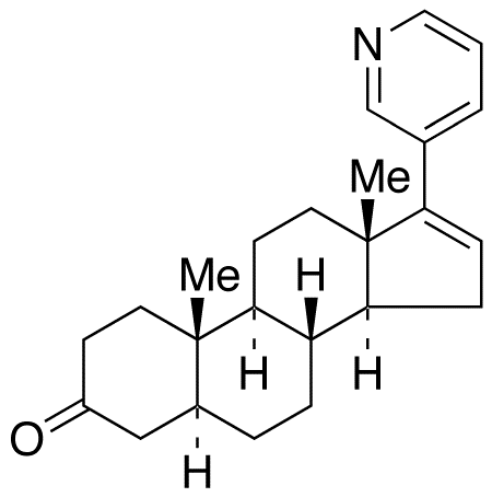 Chemical structure of (5α)-17-(3-Pyridinyl)androst-16-en-3-one