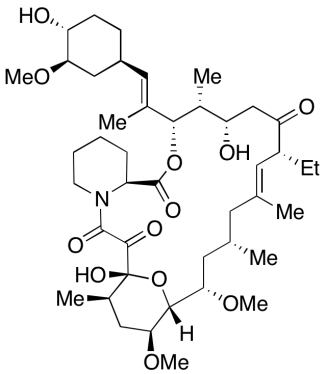Chemical structure of Ascomycin