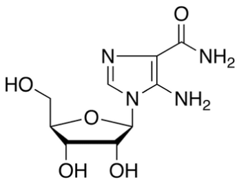 Chemical structure of Acadesine