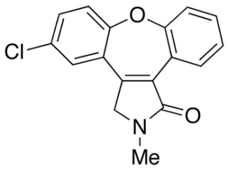 Chemical structure of 2,3-Dihydro-1-oxo Asenapine