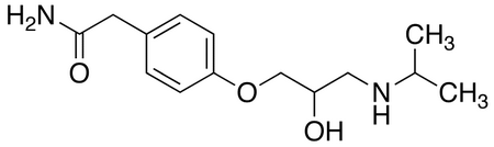 Chemical structure of Atenolol