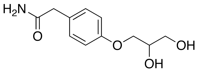 Chemical structure of Des(isopropylamino) Atenolol Diol