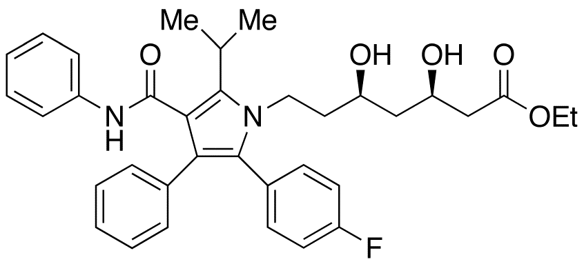 Chemical structure of Atorvastatin Ethyl Ester