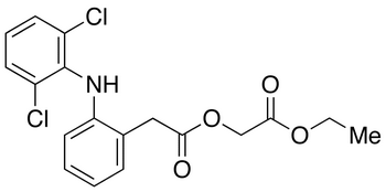 Chemical structure of Aceclofenac Ethyl Ester