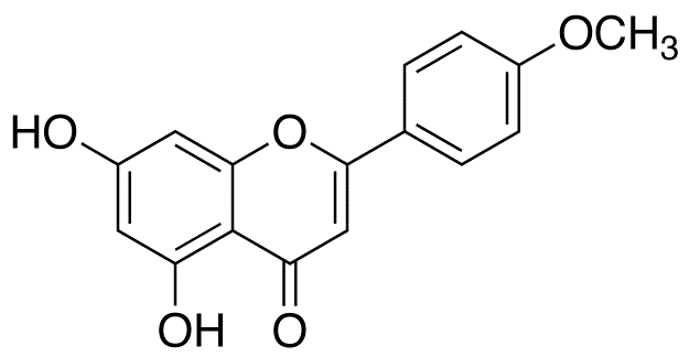 Chemical structure of Acacetin