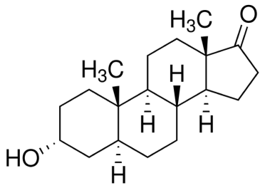 Chemical structure of Androsterone