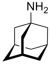 Chemical structure of Adamantamine