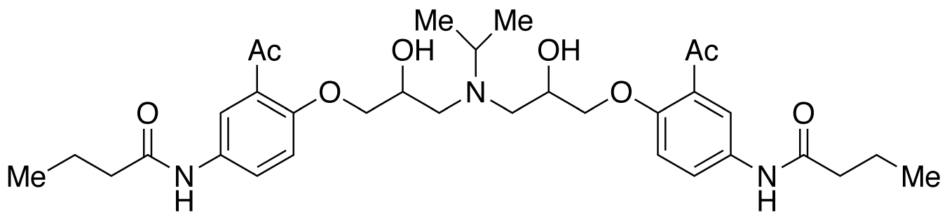 Chemical structure of Acebutolol Dimer