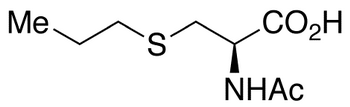 Chemical structure of N-Acetyl-S-propyl-L-cysteine